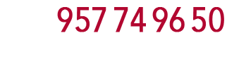 957 74 96 50